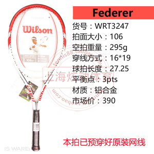 Wilson/威尔胜 federer