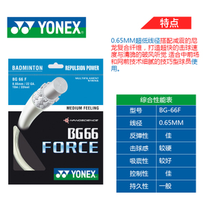 YONEX/尤尼克斯 YY-NBG-95-66F