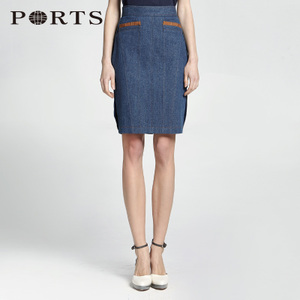 Ports/宝姿 LK1S057KDD005-DENIM