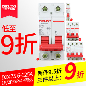 DELIXI ELECTRIC/德力西电气 DZ47S-1P