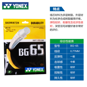 YONEX/尤尼克斯 YONEX-NBG-95-BG66F