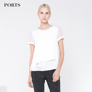 Ports/宝姿 LW8B059BSKWT003-WHITE