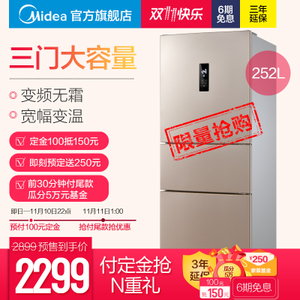 Midea/美的 BCD-252WTPM...